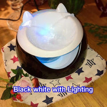 Load image into Gallery viewer, Automatic Luminous Pets Water Fountain for cats Fountain dogs USB Electric Water dispenser drinking bowls for a cat