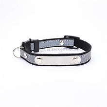 Load image into Gallery viewer, Personalized Cat Lettering Collar Reflective Pet Collars With Engraved Name Phone Number ID Tag For Small Dogs Kitty Neckband
