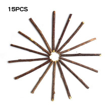 Load image into Gallery viewer, 15&amp;20pcs Natural Catnip Pet Cat Molar Toothpaste Stick Matatabi Actinidia Fruit Silvervine Cat Snacks Sticks Pet Cleaning Teeth
